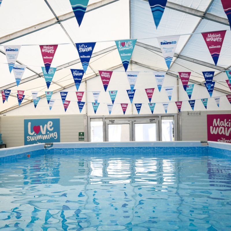 Swim:ED Pop-up swimming pool for primary schools